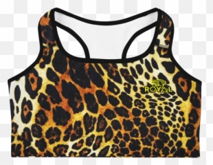 Channel Crxwn Royal Wear - Leopard Print Wallpaper Hd Emoji,Emoji Sports Bra