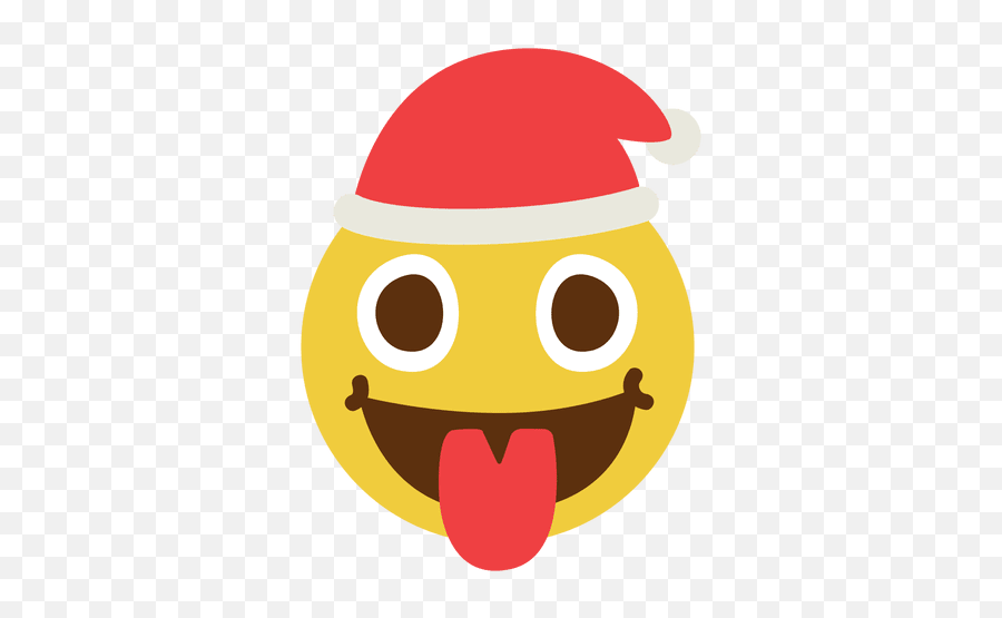 Tongue Santa Claus Face Emoticon 9 - Emoji De Natal Png,Santa Emoji
