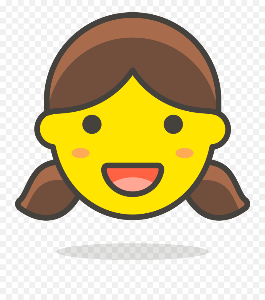 114 - Mouth Open With The Face Cartoon Emoji,Girl Emoji