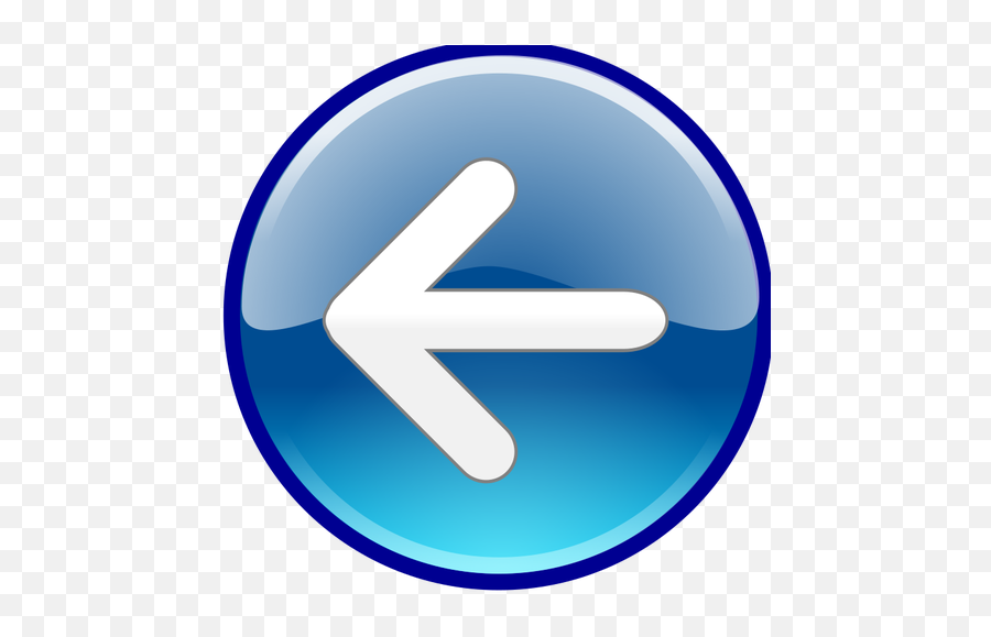 Blue Playback Button - Transparent Background Back Button Emoji,Red Vs Blue Pill Emoji