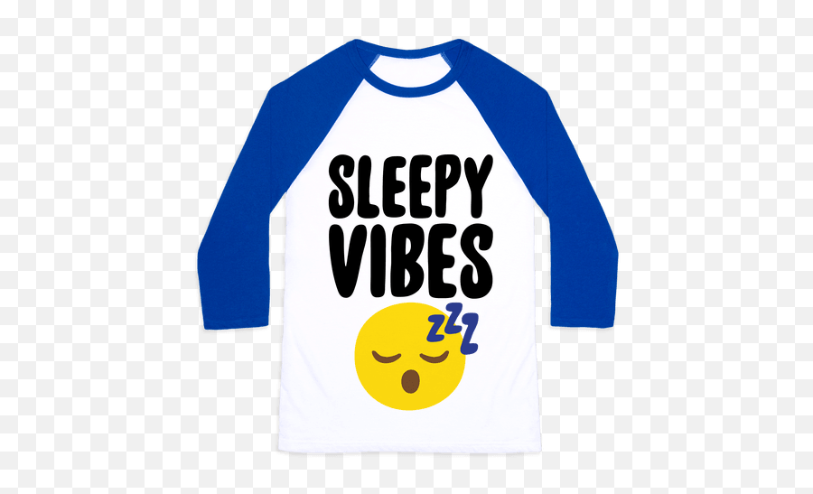 Cute T Shirts Baseball Tees Lookhuman - Smiley Emoji,Tired Emoticons