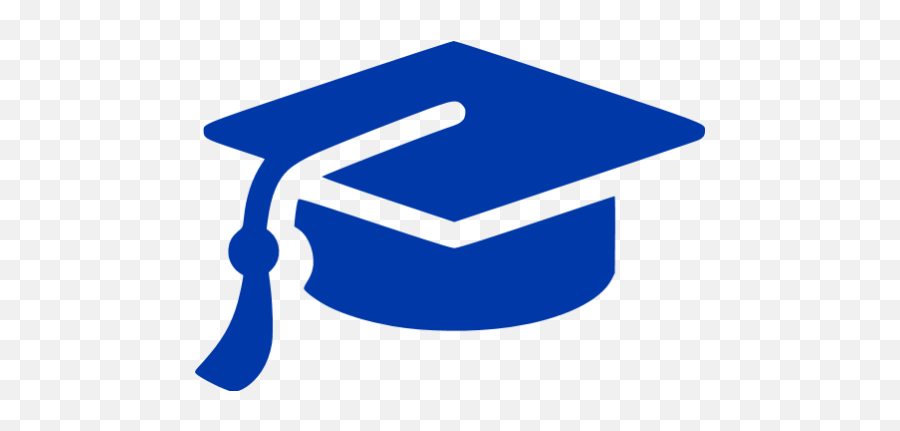 Graduation Hat Png - Blue Graduation Hat Icon Emoji,Grad Emoji