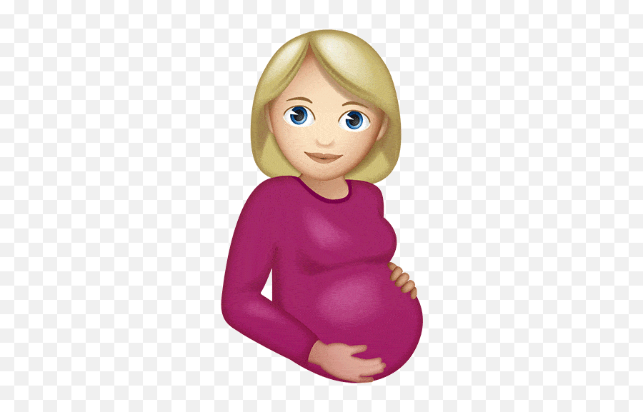 Emoji U2013 The Official Brand Pregnant Woman - Animated Pregnant Woman Gif,Stomach Emoji