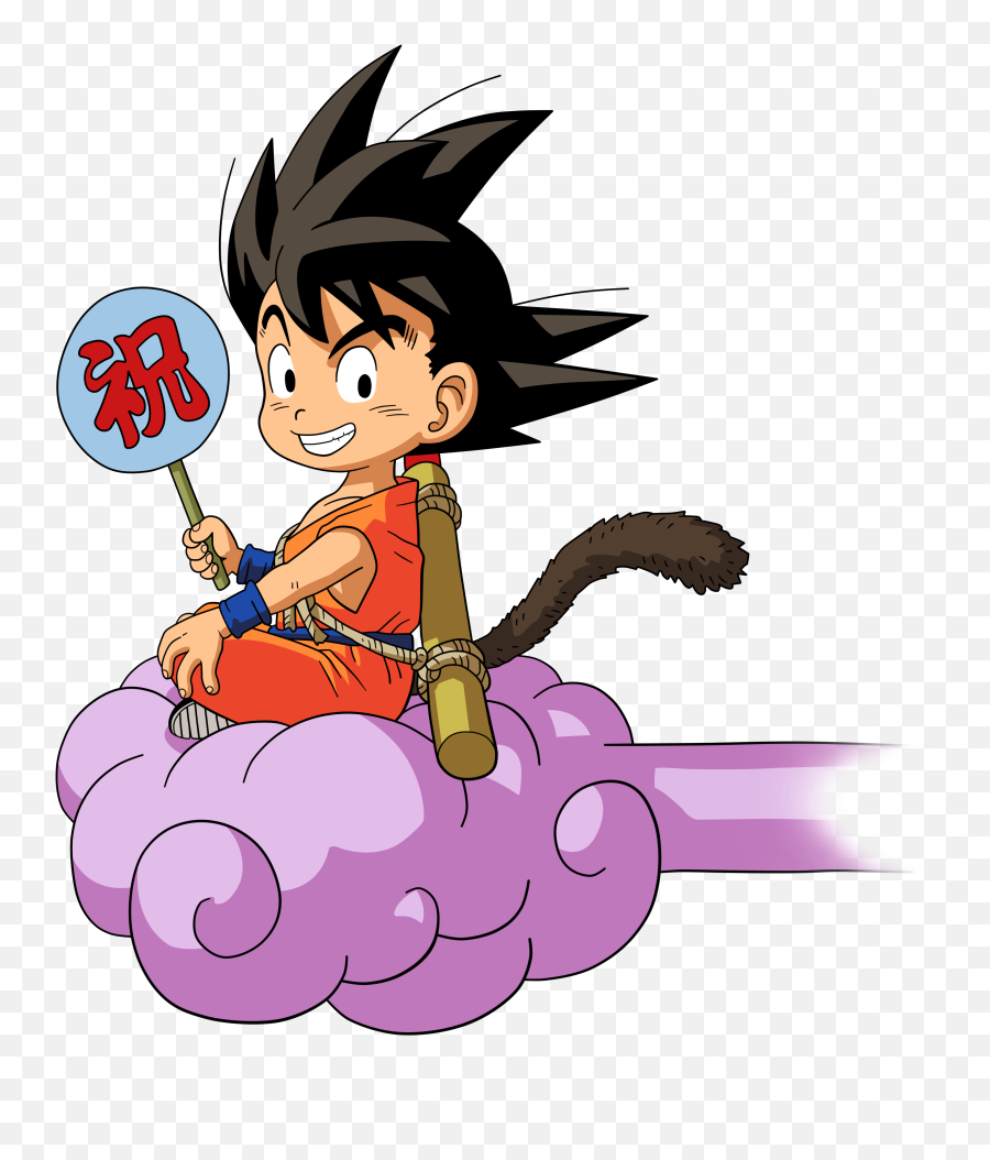 Download Dragon Ball Goku Logo - Kid Goku Side View Emoji,Goku Emoji