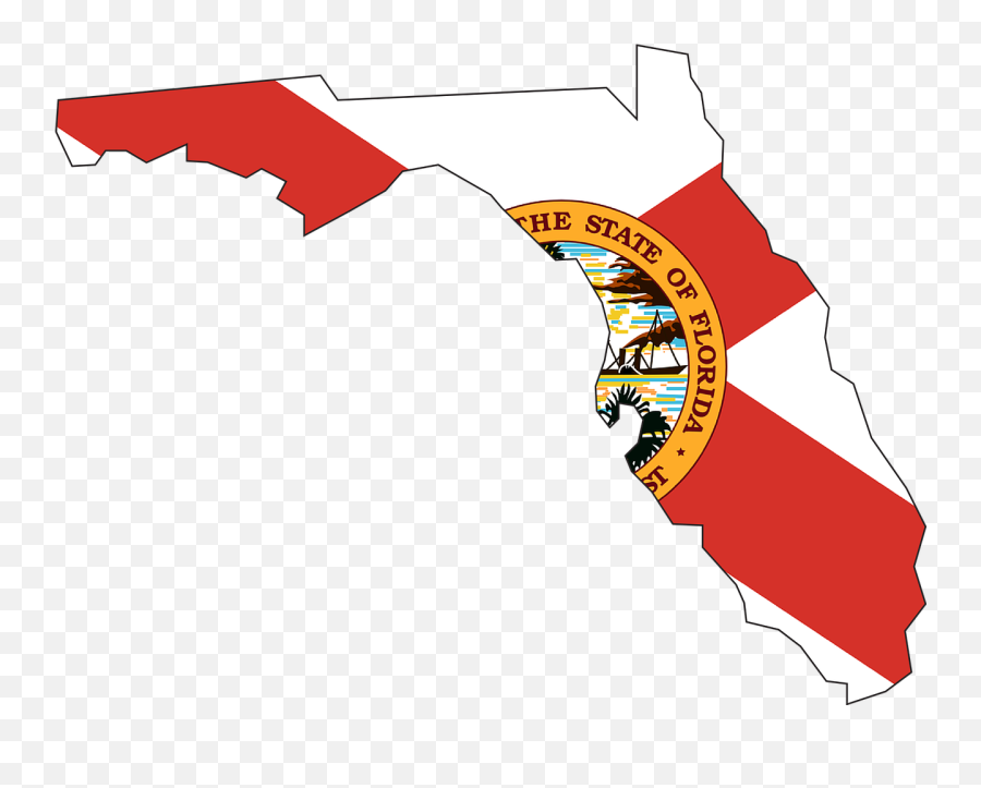 Florida Flag Map Usa America - Florida Map Flag Vector Emoji,Roller Coaster Emoji