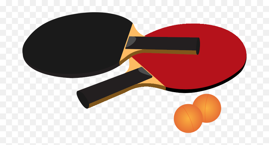 Sports Equipment Clip Art - Png Table Tennis Racket Emoji,Ping Pong Emoji