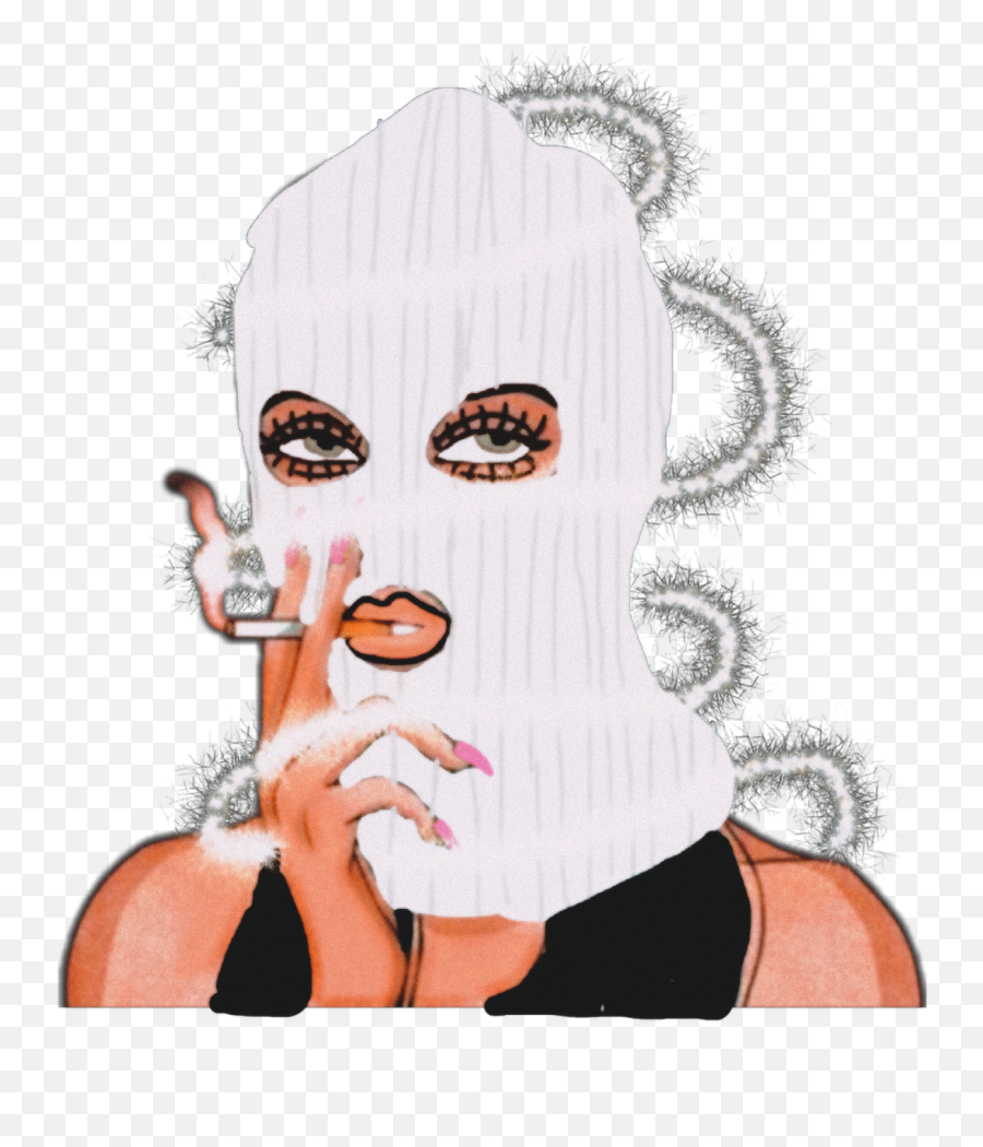 Smoke Pinknails Cape Period Gangster - Fictional Character Emoji,Smoke Nose Emoji