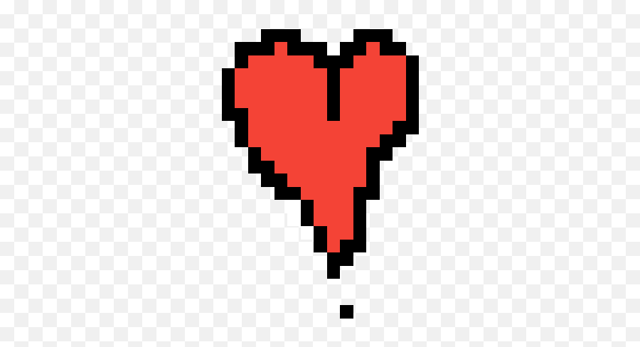 Pixilart - Pixel Art Broken Heart Emoji,Stamp Emoji