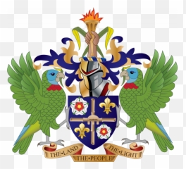 Flag Of Saint Lucia Download - Government St Logo Emoji