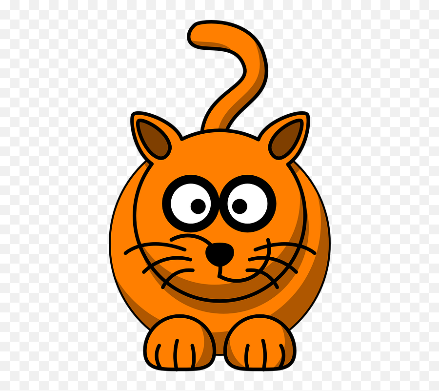 Free Wildcat Tiger Illustrations - Cartoon Cat Clipart Free Emoji,Hungry Emoticon