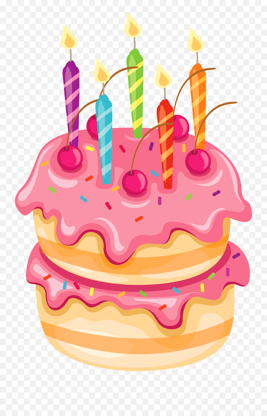 Birthday Cake Party Cupcake Clip Art Scrapbook Party - Girl Birthday Cake Png Emoji,Emoji Cupcakes