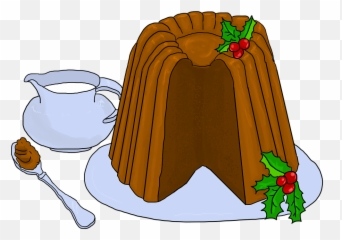 Pudding Christmas - Puding Kartun Emoji,Chocolate Pudding Emoji