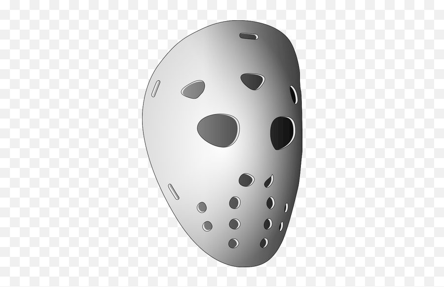 Hockey Shin Vakt Vector Illustrasjon - Mask Emoji,Hockey Mask Emoji