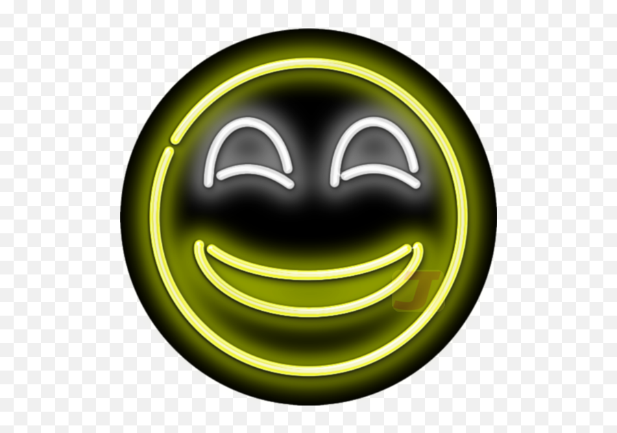 Happy Face Emoji Neon Sign - Smiley,Cigar Emoji