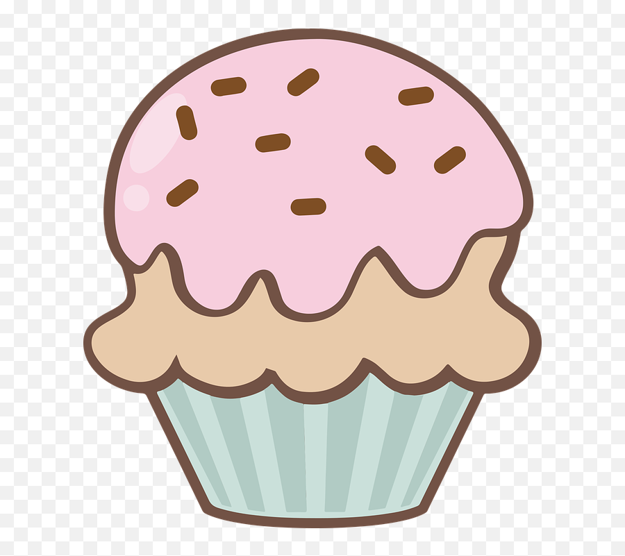 Cupcake Dessert Cake - Dessert Cute Png Emoji,Emoji Birthday Cupcakes
