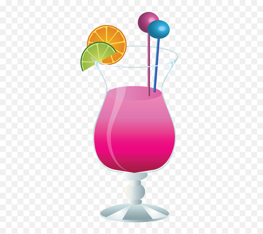 Cocktail Glass Cocktails - Pink Cocktail Clipart Emoji,Martini Glass And Party Emoji