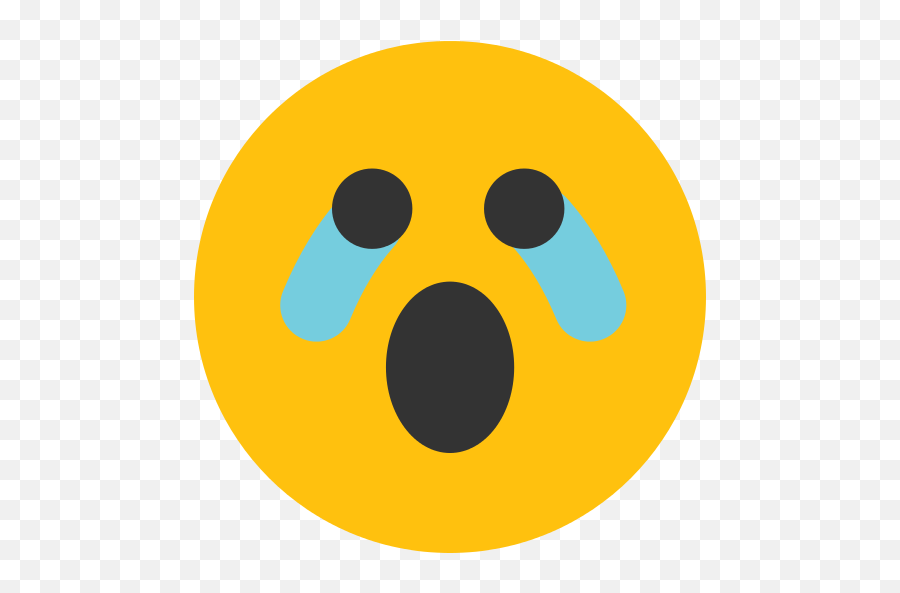 Crying Png Icons And Graphics - Emoji Con La Boca Abierta Png,Open Eye Crying Emoji