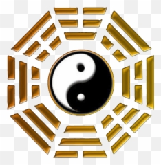 Heavy Black - Bagua Yin Yang Symbol Emoji,Champ Emoji