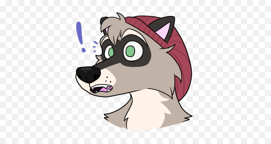 Anicoon - Cartoon Emoji,Raccoon Emoji