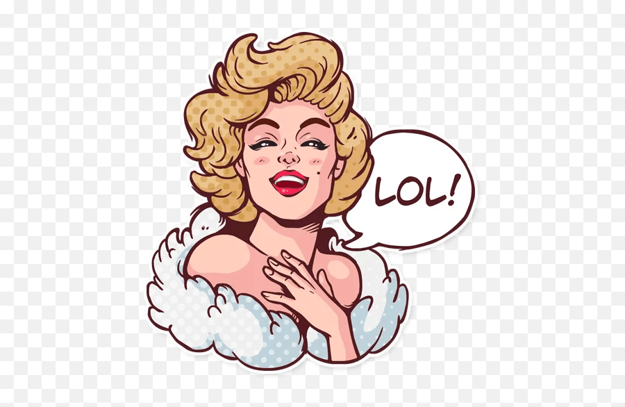 Boobs Telegram Stickers Sticker Search - Marilyn Monroe Cartoon Em Png Emoji,Breast Emoji