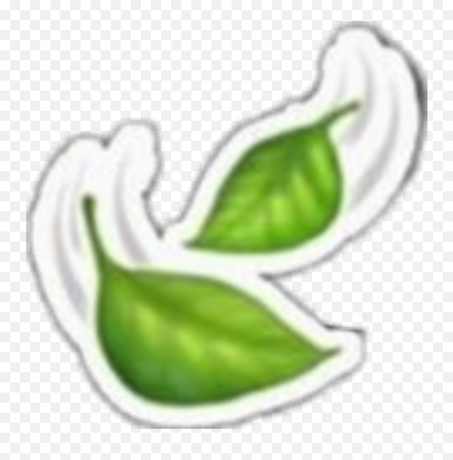 Emoji Emojiiphone Overlay Overlayicon - Emoji Leaf Png,Pea Emoji