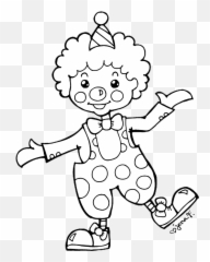 Happy Clown Drawing at PaintingValleycom Explore - Cartoon Black And White Emoji