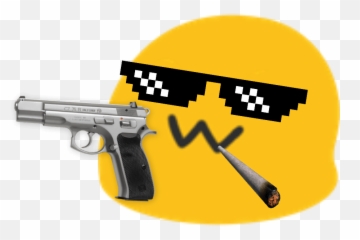 Gangstablob - Dank Emojis For Discord,Gun Emoji