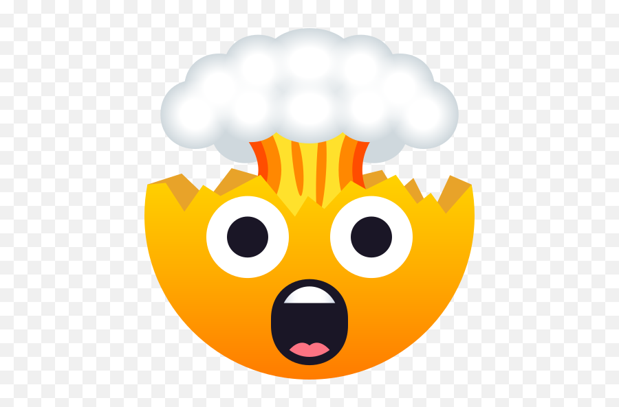 Emoji Exploding Head To - Exploding Head Emoji,Explosion Emoji