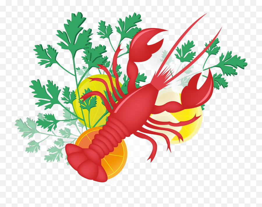 Lobster Palinurus Clip Art - Illustration Transparent Lobsters Emoji,Lobster Emoji