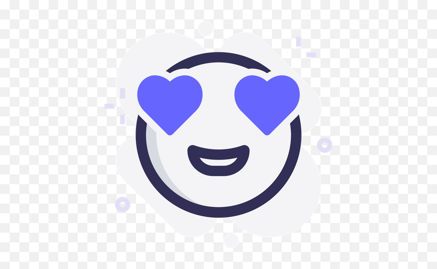 In Love Emoji Icon Of Colored Outline Style - Available In Happy,Love Emoticons For Texting