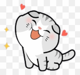 Cat Kitty Greycat Greykitty Cute Kawaii Aesthetic Soft - Kawaii Png Emoji,Grey Cat Emoji
