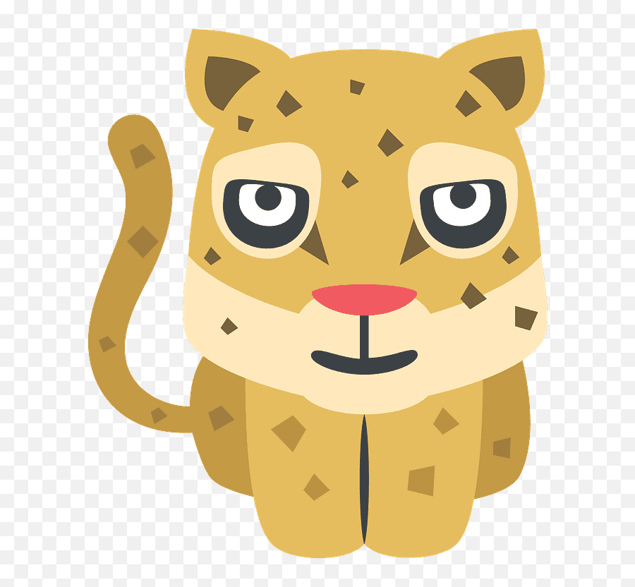Leopard Emoji Clipart - Symbol Leopard,Leopard Emoji