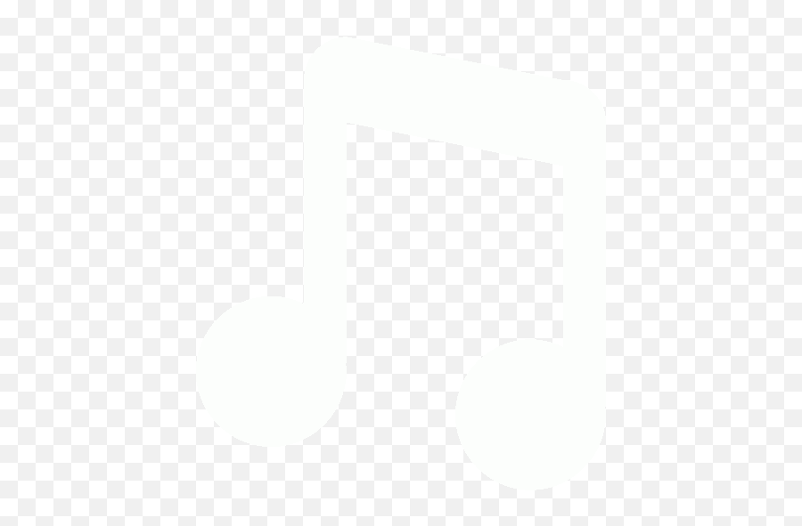 White Musical Note Icon - Music Note Symbol White Emoji,Music Notes Emoticon