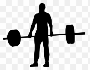 Muscle Clipart Female Weightlifter - Powerlifting Png Emoji
