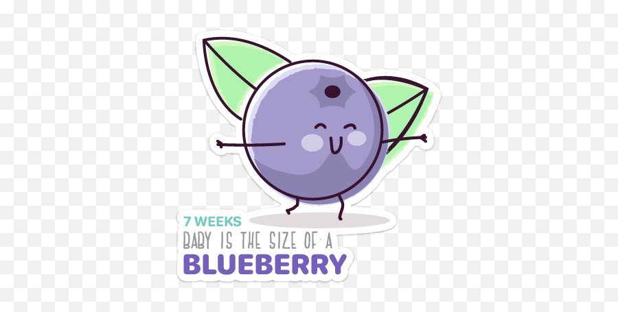 How Big Is My Baby This Week - Dot Emoji,Blueberry Emoji Iphone