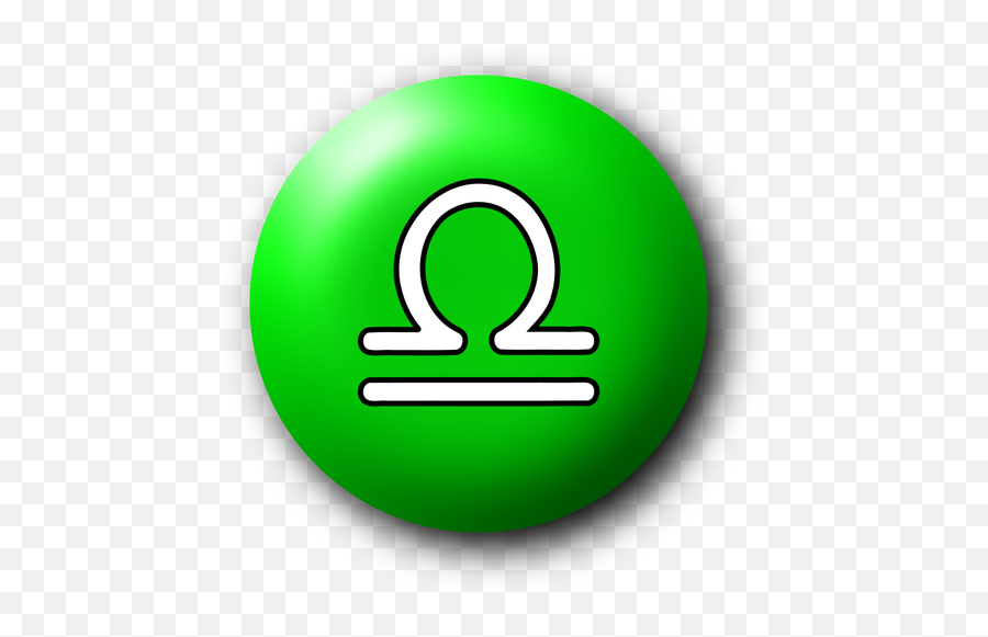 Green Libra Symbol - Circle Emoji,Gemini Symbol Emoji