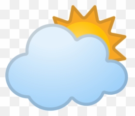 Sun Behind Large Cloud Emoji Meaning - Rick Sanchez Face Paint,Cloudy Emoji