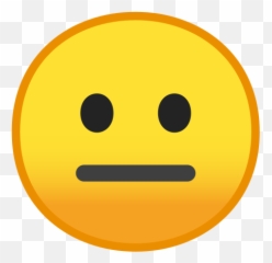 Straight Face Emoji Meaning With Pictures - Worried Emoji,Mouth Emoji