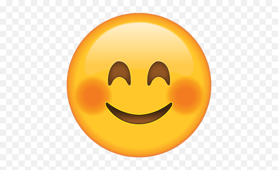Smiling Face Emoji With Blushed Cheeks - Emoji Clipart,Smiling Emoji