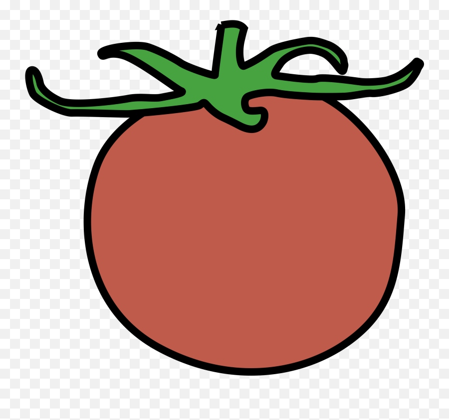 Free Tomato Black And White Clipart - Tomato Clipart Cherry Emoji,Find The Emoji Tomato