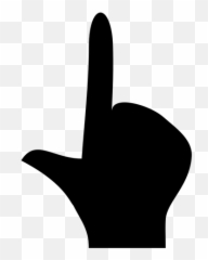 Index Finger And Thumb - Thump Png Emoji