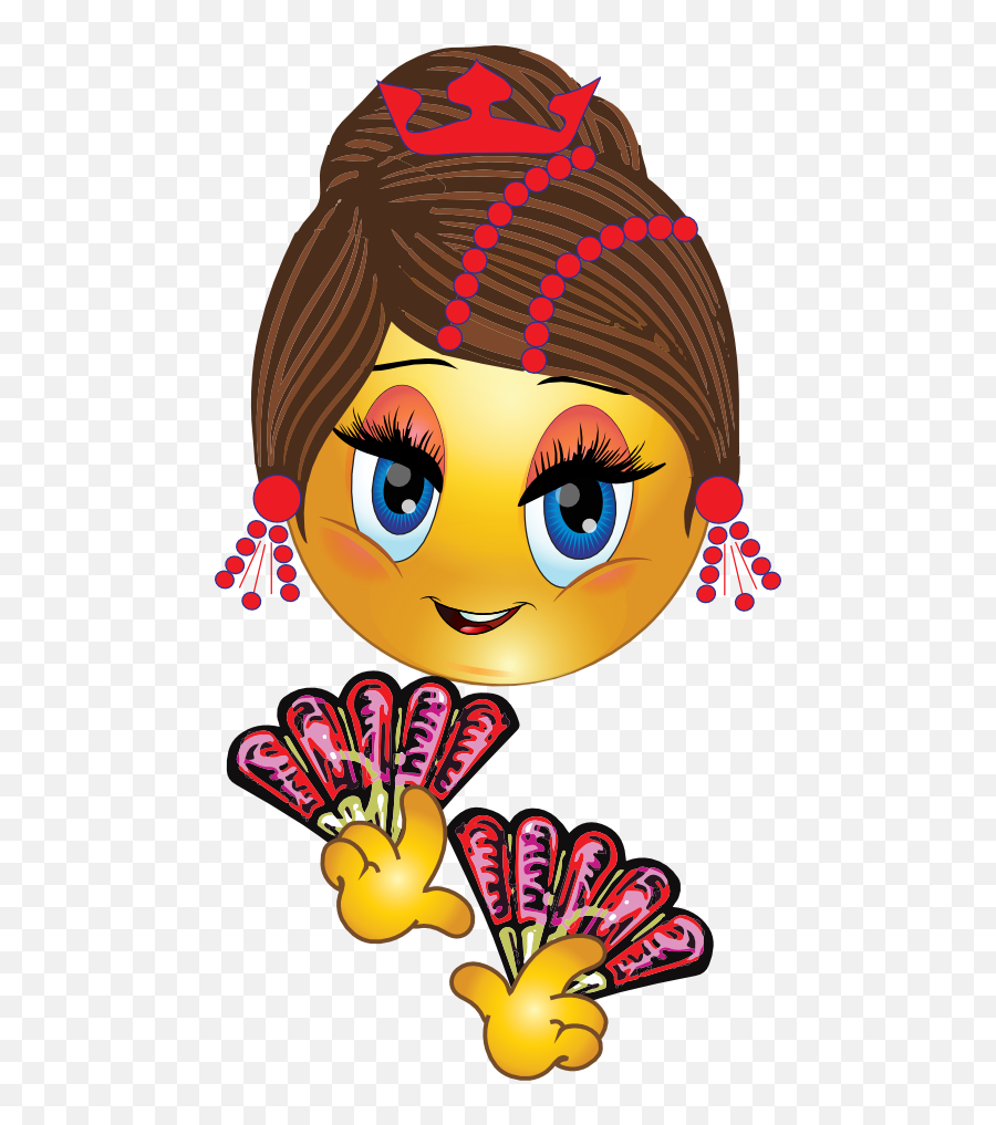 Spanish Girl Clipart - Spanish Girl Face Clipart Emoji,I Dunno Emoji