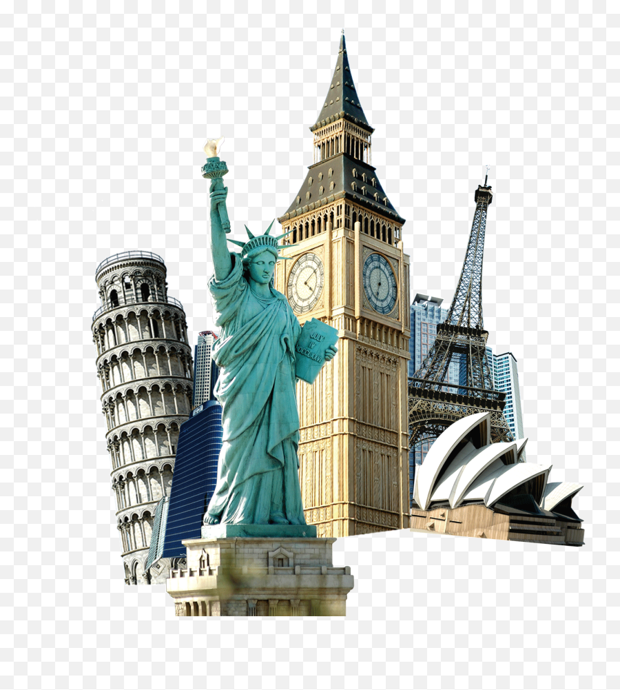 Statue Of Liberty Eiffel Tower - Big Ben Eiffel Tower Emoji,Eiffel Tower Emoji