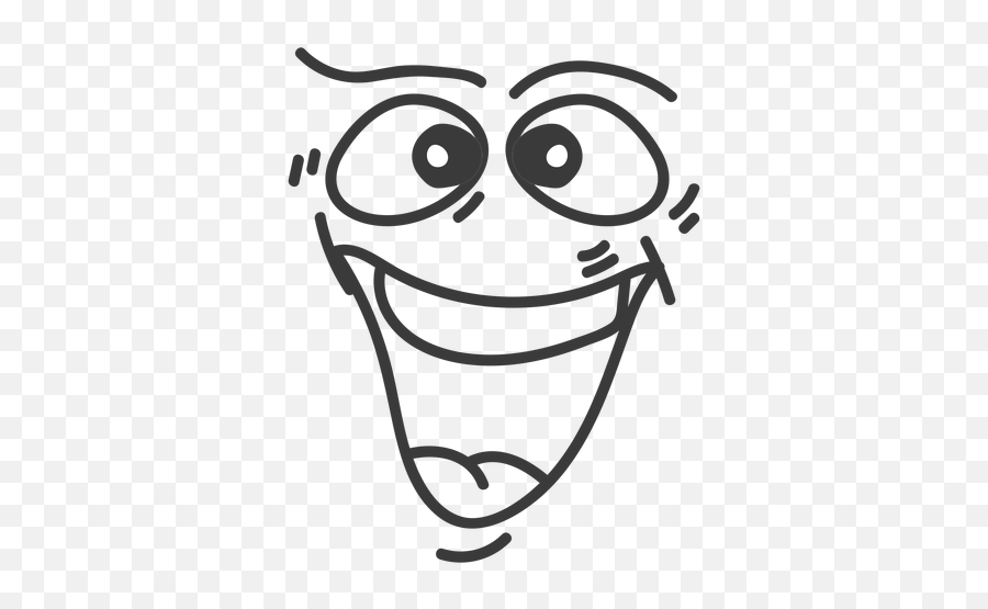 Laughing Emoticon Face Cartoon - Clip Art Emoji,Delighted Emoji