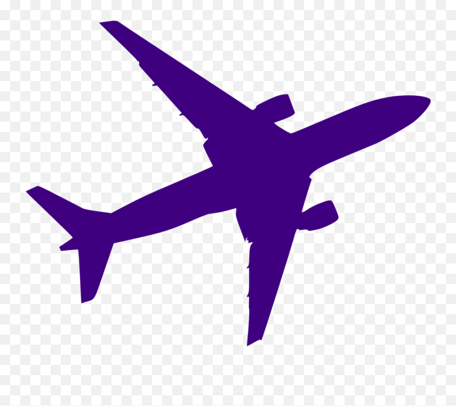 Free Airline Airplane Vectors - Purple Airplane Clipart Emoji,Airplane Emoticon