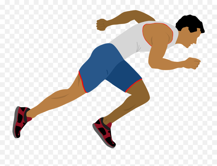 Athlete Running Motion Action Run - Running Action Emoji,Nba Player Emojis