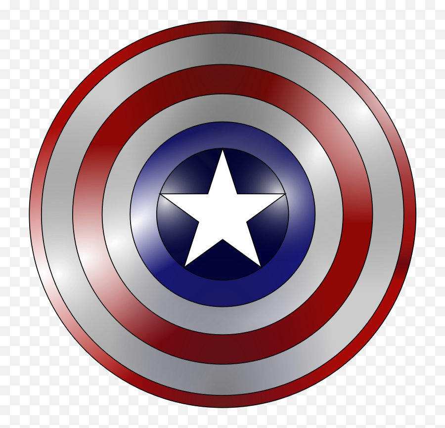 Logo Clipart Captain America Logo - Captain America Cartoon Shield Emoji,Captain America Shield Emoji