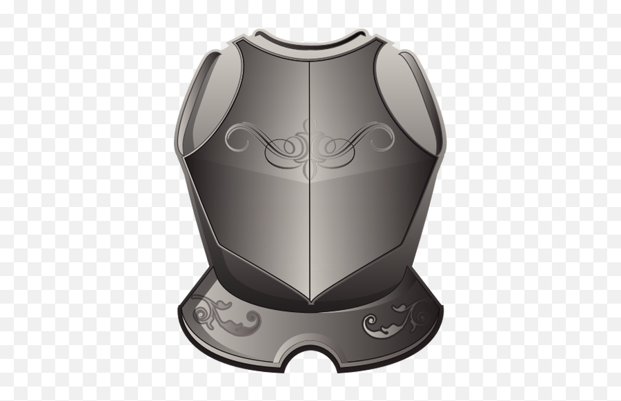 Vector Graphics Of Armor Breastplate In - Armor Clipart Emoji,Sword And Shield Emoji