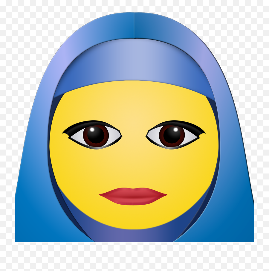 Graphic Hijab Woman Emoticon Smiley - Smiley Emoji,Girl Emoji