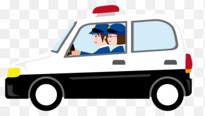 Monstertruck Police Car Cartoon - In Clipart Emoji